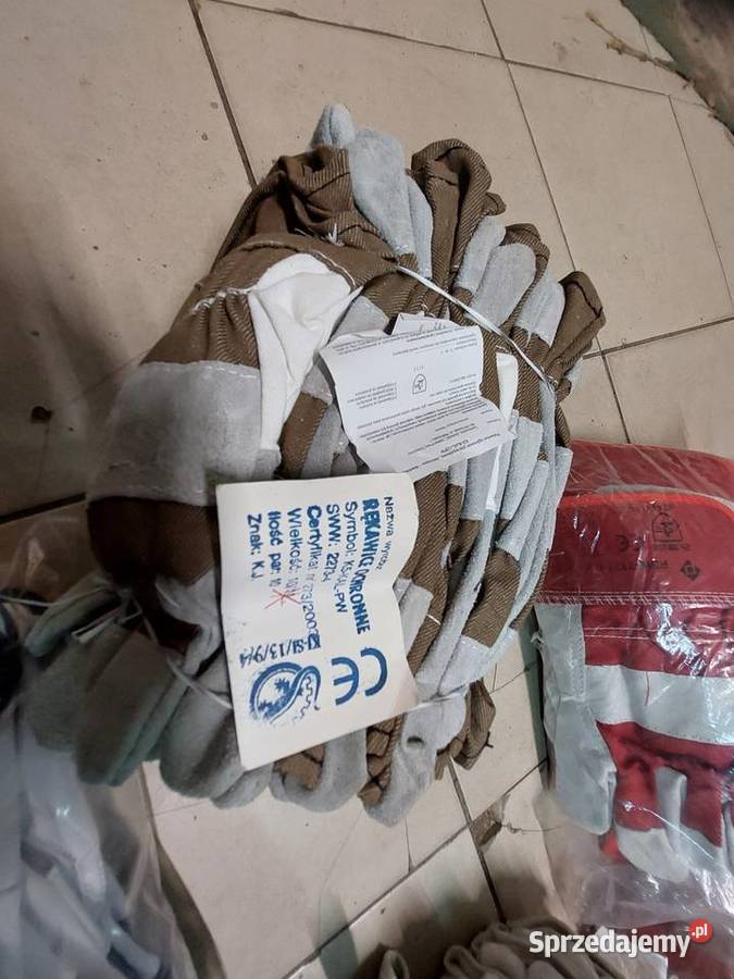 Rękawice robocze skórzane 60 zachodniopomorskie Szczecin
