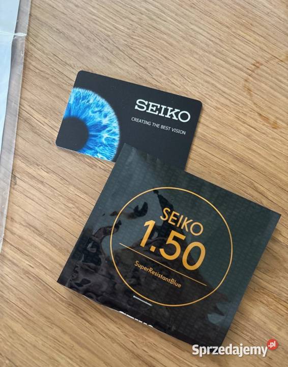 soczewki seiko super resistant blue Zdrowie i Uroda Katowice