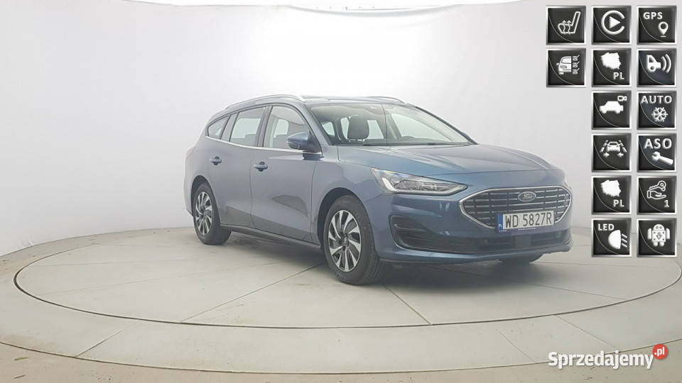 Ford Focus 10 EcoBoost Titanium Z Polskiego kamera cofania mazowieckie Warszawa