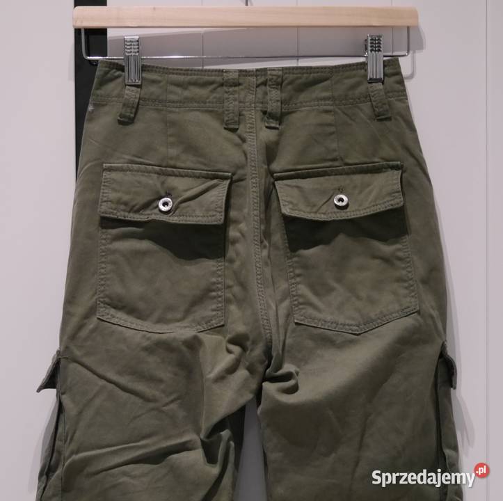 Bershka Cargo świetne spodnie bojówki 32 XXS Wrocław