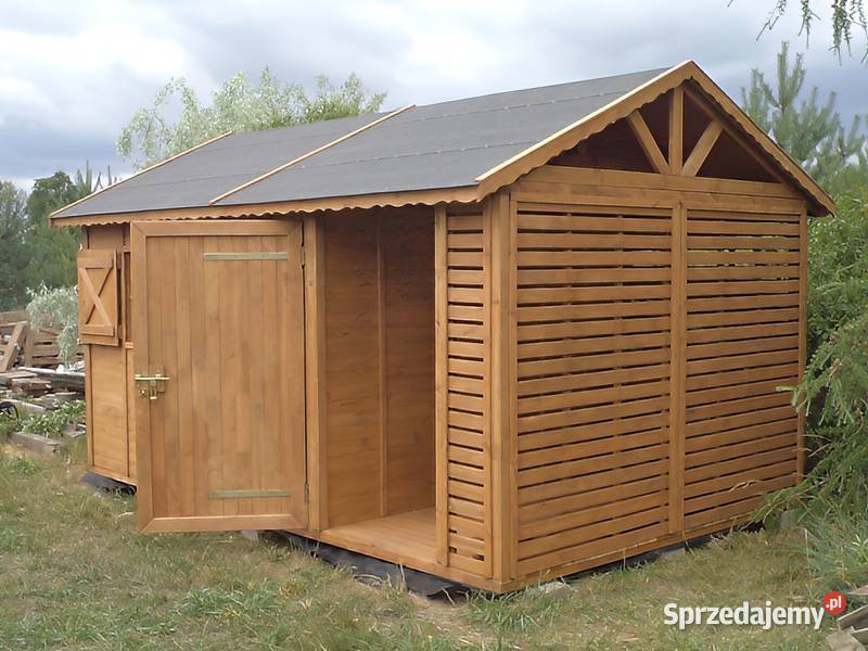 Drewutnia Mrozeb 3x45m domek gospodarczy Parzymiechy