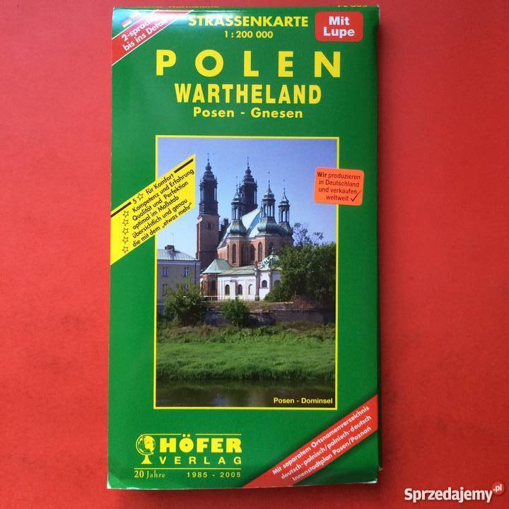 900 Sześć Map Polski zachodniopomorskie Szczecin sprzedam