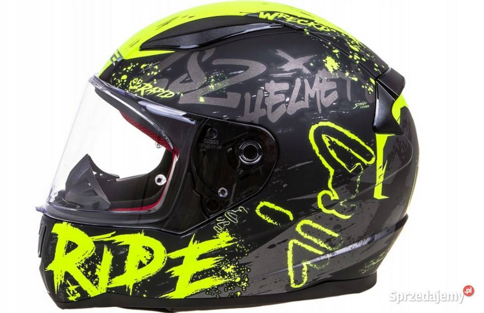 Kask motocyklowy integralny LS2 Rapid Naught śląskie