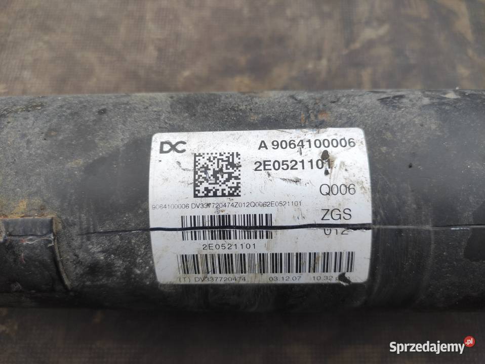 Sprinter w 906 Wały napędowe