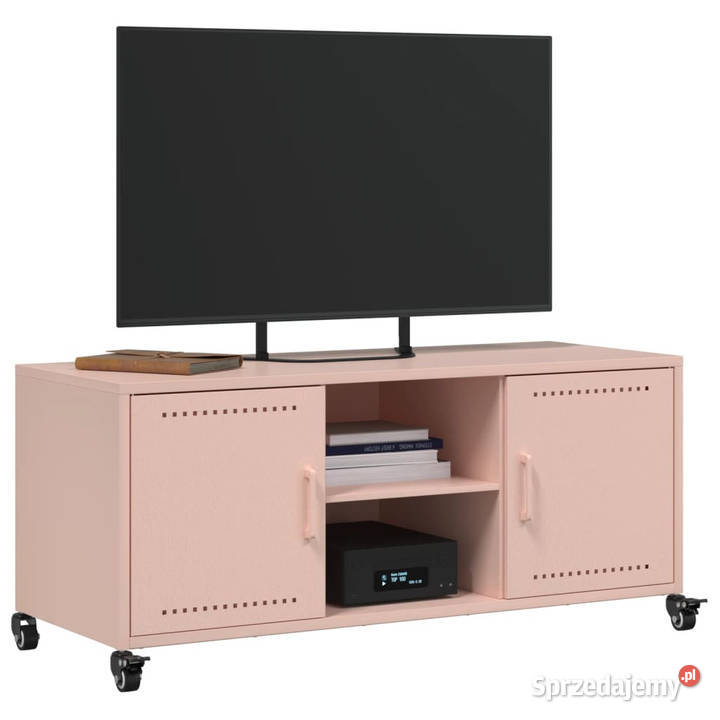 Szafka RTV różowa 1005x39x435 stal WM846663 Warszawa