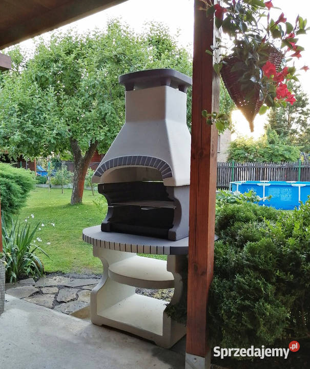 Grill betonowy węglowy Kronos K2 do ogrodu Górno