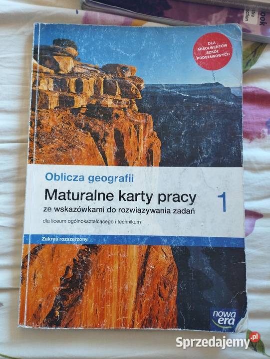 Maturalne karty pracy 1 Podręczniki wielkopolskie Kalisz sprzedam