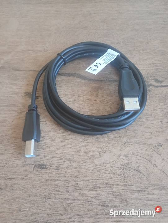 kabel przewód do drukarki usb A usb B 18m czarny Druk w kolorze Szczecin