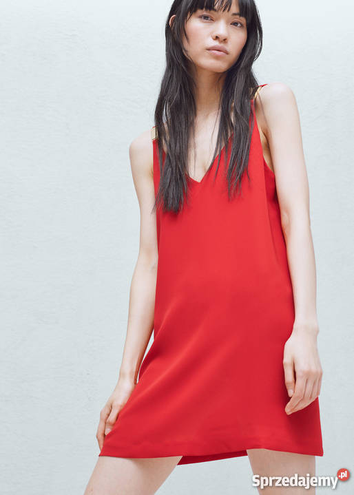 NOWA z metą Mango Sukienka z aplikacjam czerwona Rozmiar 38(M) Warszawa