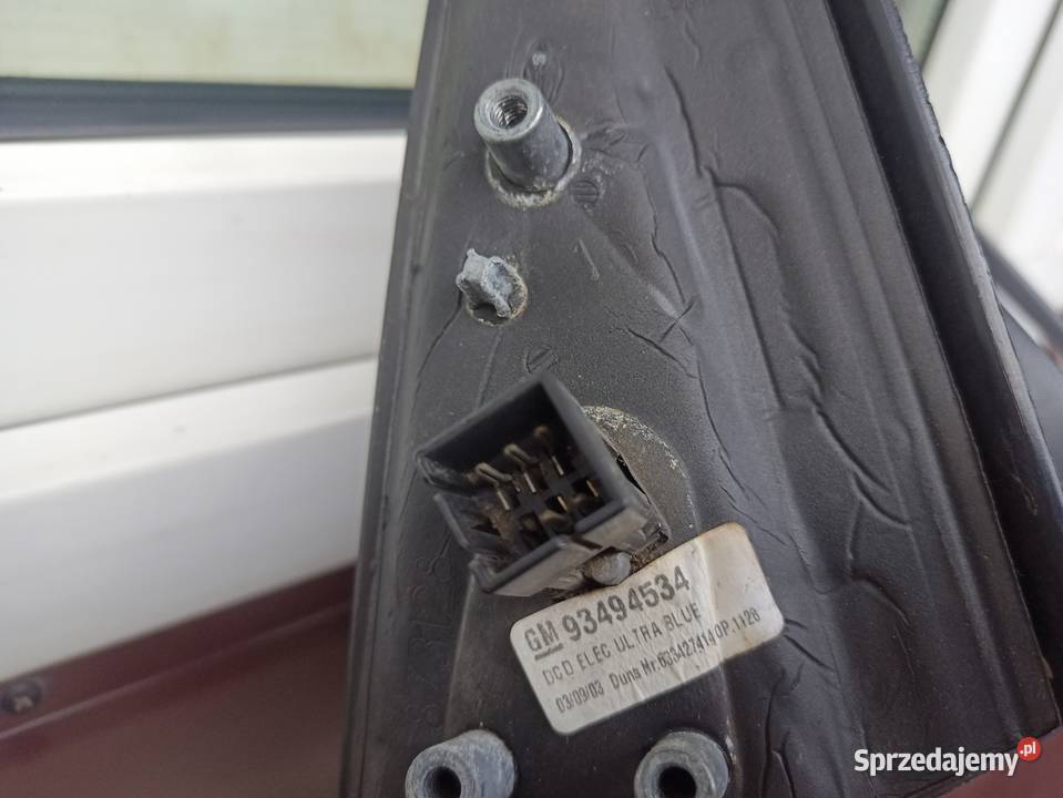 Opel Meriva A lusterko zewnętrzne prawe pasażera łódzkie Sieradz