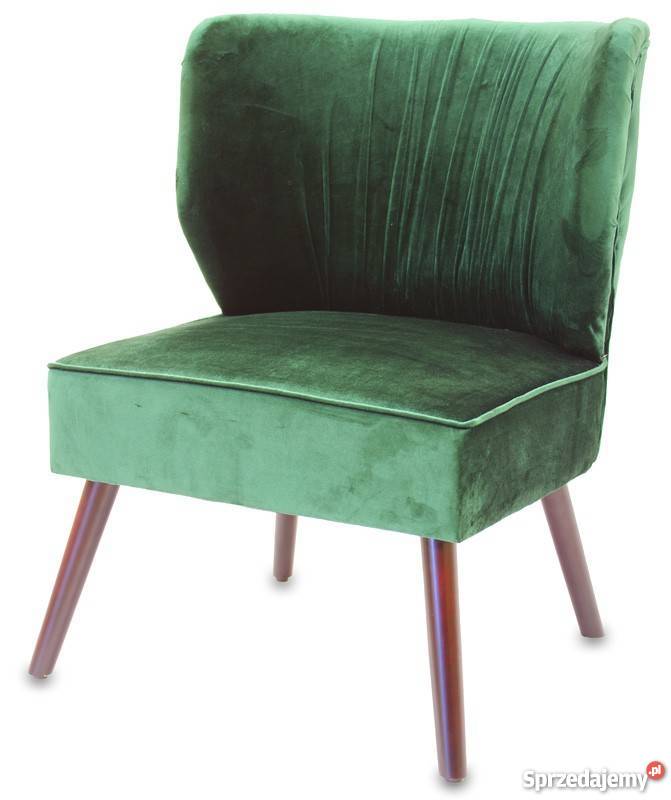 zielone stylowe krzesło do domu gabinetu