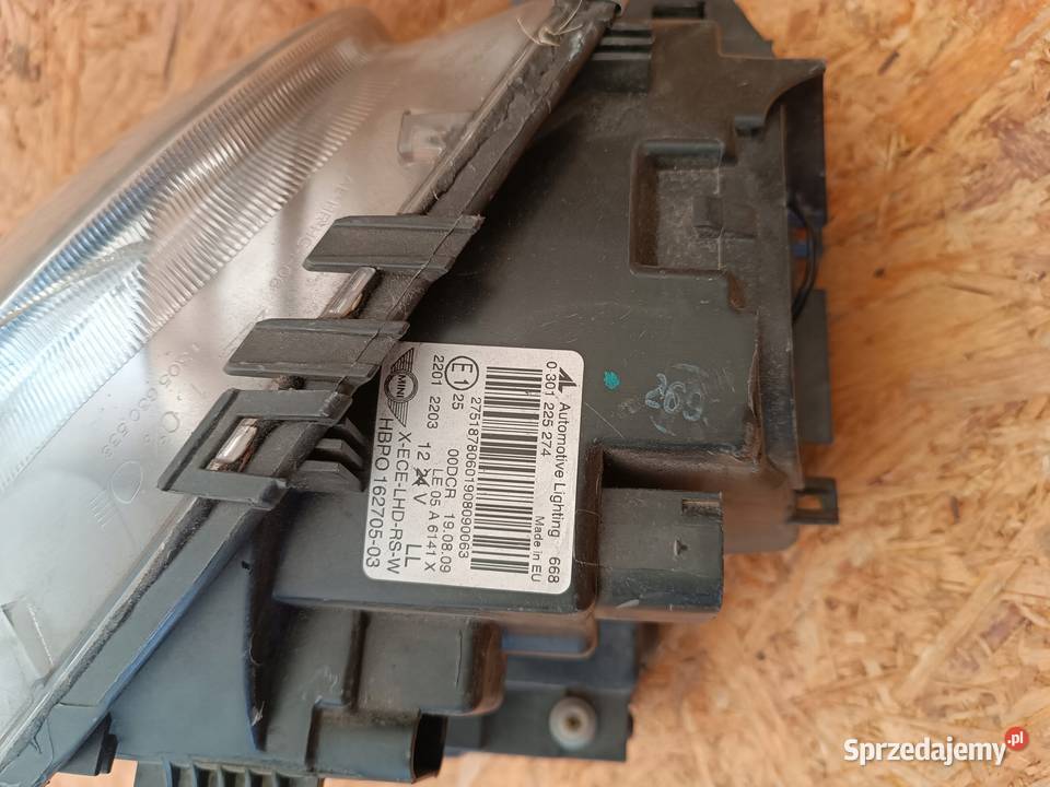 LAMPA PRAWY PRZÓD EU XENON MINI COOPER II