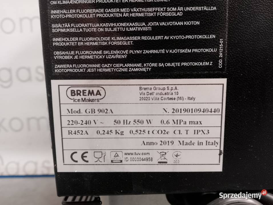 ŁUSKARKA BREMA GB902A 2019 r Wrocław