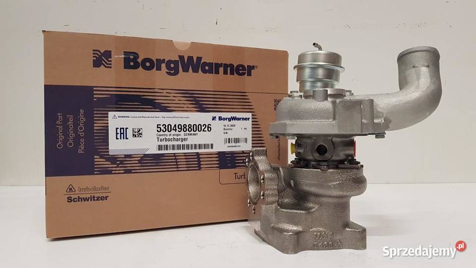 Turbosprężarka BorgWarner KKK 53049880026 ciężarowe