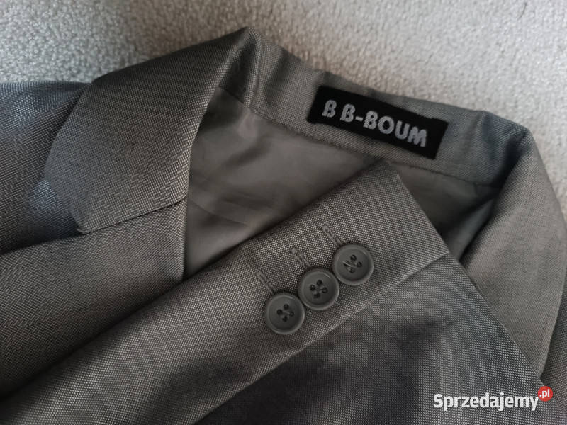 Szara lekko błyszcząca marynarka unisex rozmiar Rozmiar 38(M) Radzyń Podlaski sprzedam
