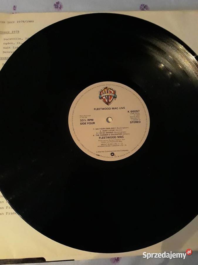 FLEETWOOD MACK Live 19802 LP Warner Bros sprzedam