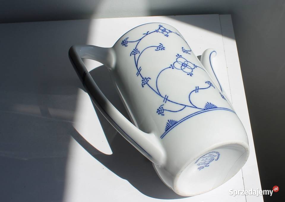 BIAŁA PORCELANA DZBANEK WZÓR SŁOMKOWYJAGER Gliwice