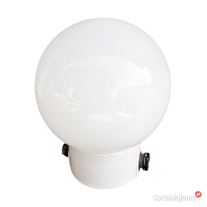 Kinkiet industrialny biały szklany FOTON Polska Warszawa