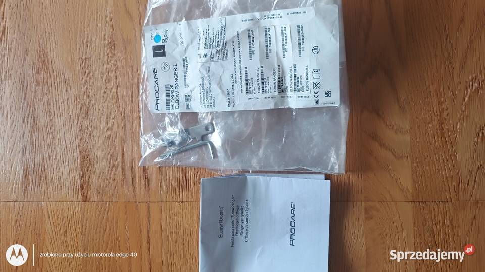 Orteza stawu łokciowego firmy Procare Sprzęt medyczny Ciechanów