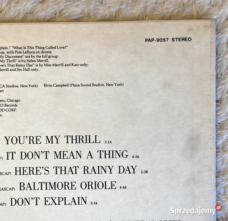 Helen Merrill Deep In A Dream Płyty i kasety Szczecin