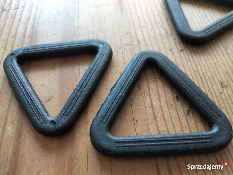 Stoper kaletniczy trójkątny czarny z tworzywa wielkopolskie Ostrów Wielkopolski