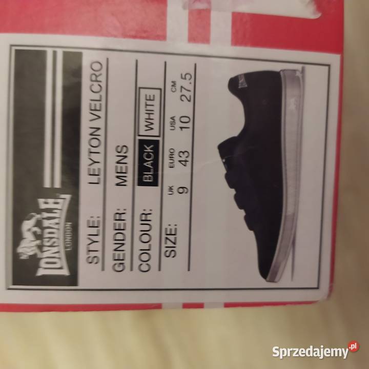 Buty Lonsdale Leyton Velcro Kielce sprzedam