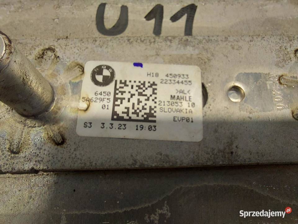 BMW iX1 X1 U11 Chłodniczka wymiennik ciepła sprzedam