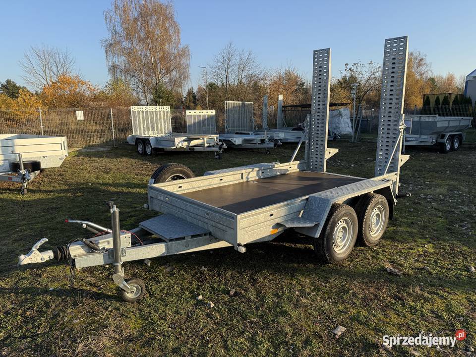 Przyczepa minikoparka BORO NIEWIADÓW 3500DMC Piła