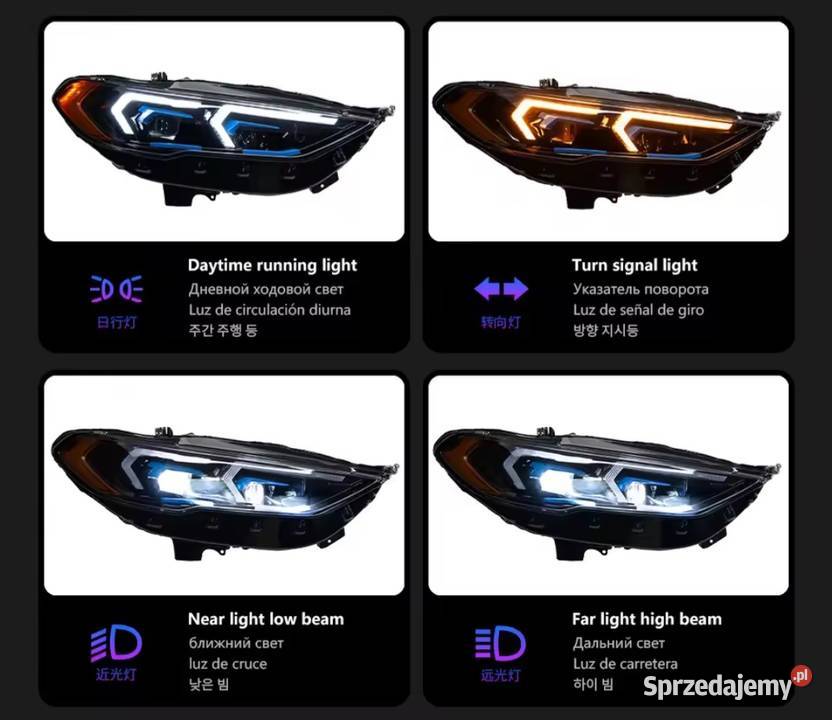 NOWE lampy przednie lampa przód Ford Fusion Części samochodowe Bełchatów