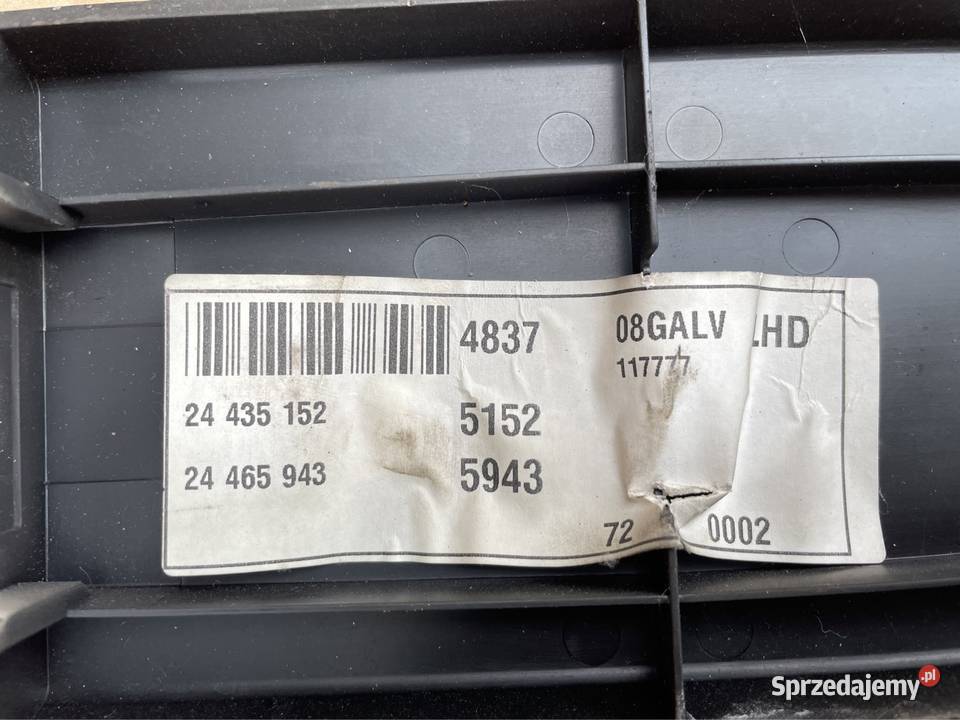 24435152 osłona pokrywa cewek Opel Vectra c
