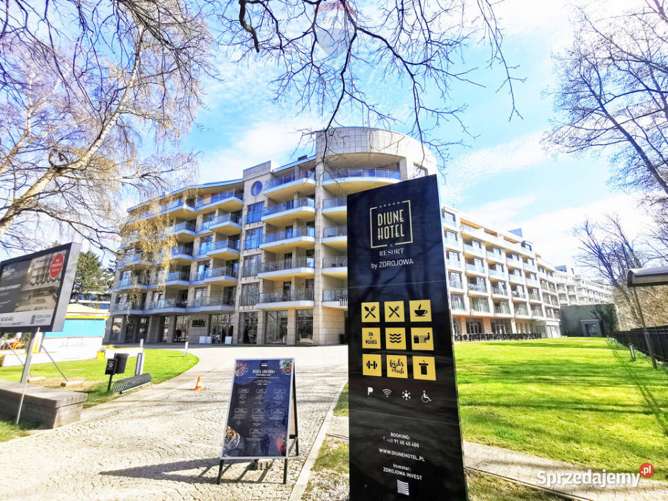 53 m2 Apartament Widok na morze w Diune Liczba pokoi 2 Kołobrzeg sprzedam