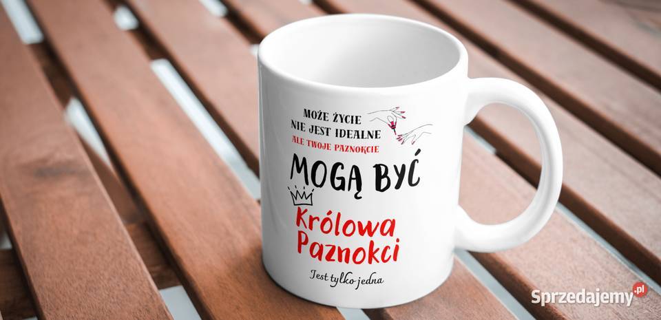 Kubek stylistki paznokcimanicure Królowa