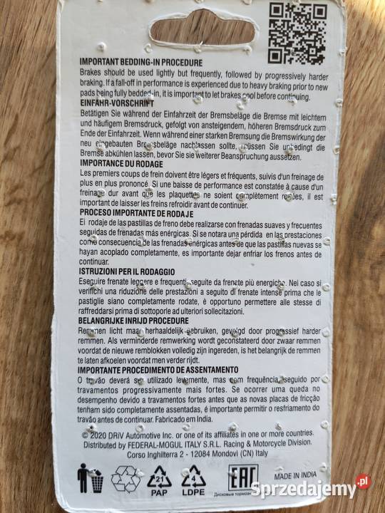 Klocki hamulcowe Ferodo FDB497EF Przemyśl