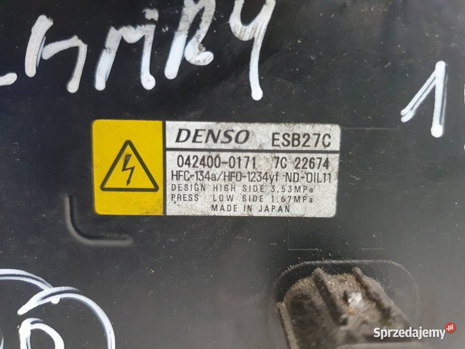 SPRĘŻARKA KLIMATYZACJI Toyota RAV4 V kompresor Kompresory klimatyzacji Chełm sprzedam