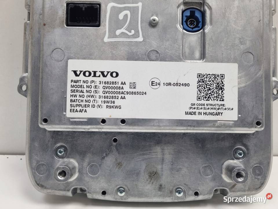 Volvo XC60 II V60 II V90 S90 XC90 II WYŚWIETLACZ Nawigacje fabryczne Chełm