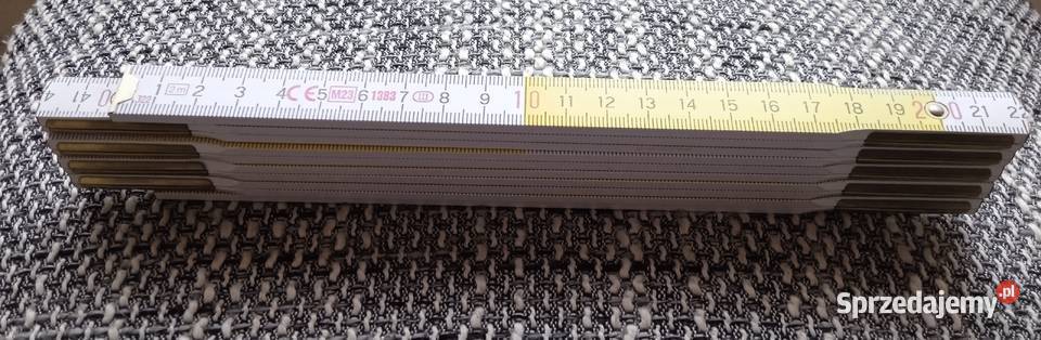 Miara drewniana 2m białyżółty Miary i taśmy Poznań