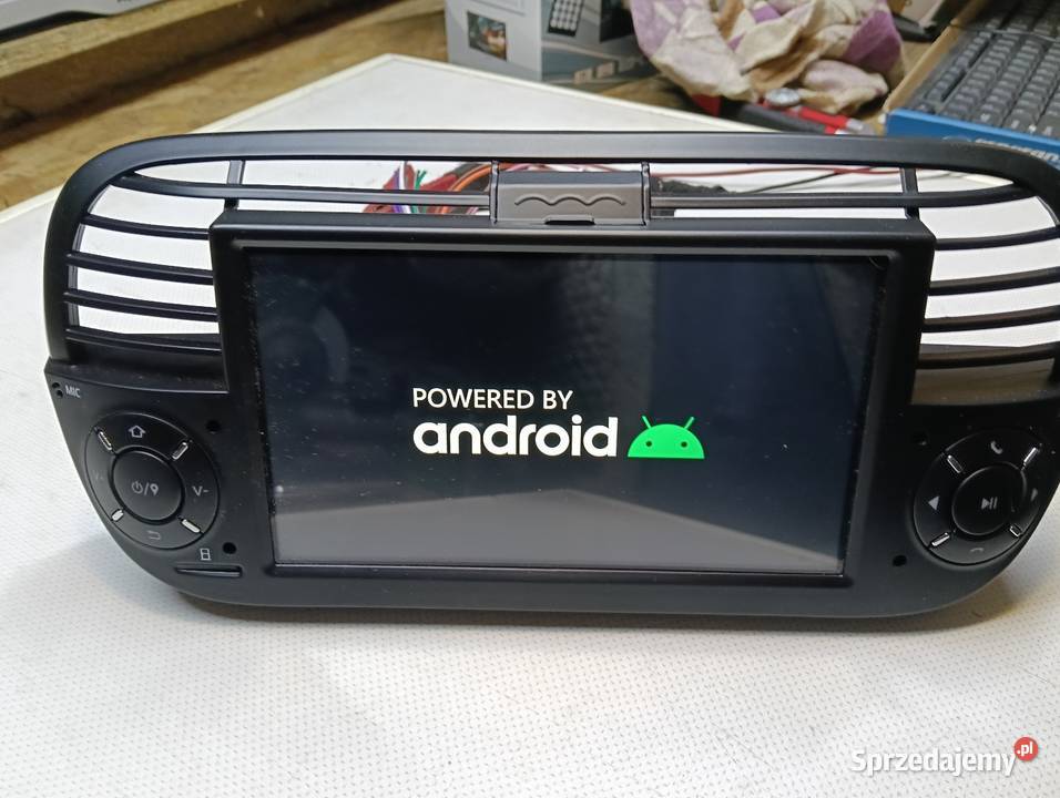 Radio Android Fiat 500 dedykowane Drążdżewo Nowe