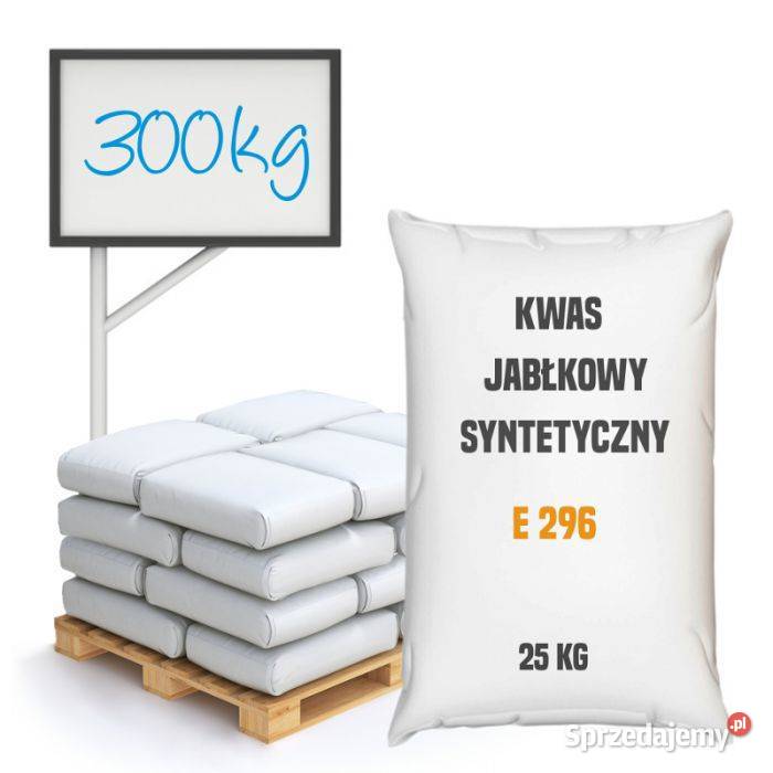 Kwas jabłkowy syntetyczny E296 25 wysyłka dolnośląskie Brzeg Dolny