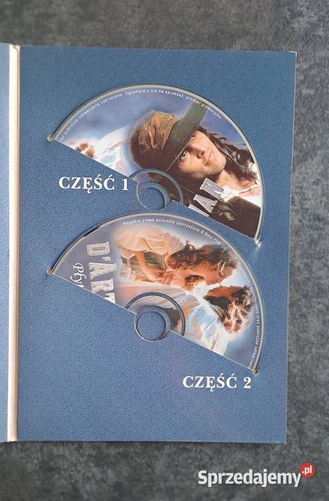 Lektury szkolne Zemsta Dartagnan płyty DVD 2 płyty mazowieckie Ząbki sprzedam