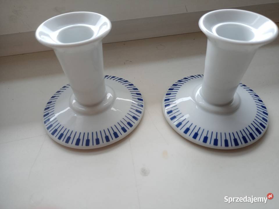 Świeczniki porcelanowe Lyngby