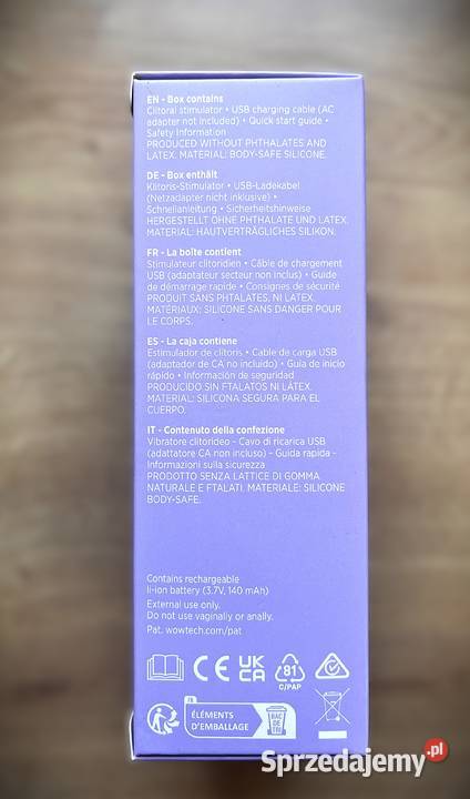 Lovehoney Mon Ami Finger ring stymulator ssący Szydłowiec