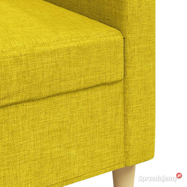 Sofa 3osobowa jasnożółta 210 tapicerowana Meble Warszawa