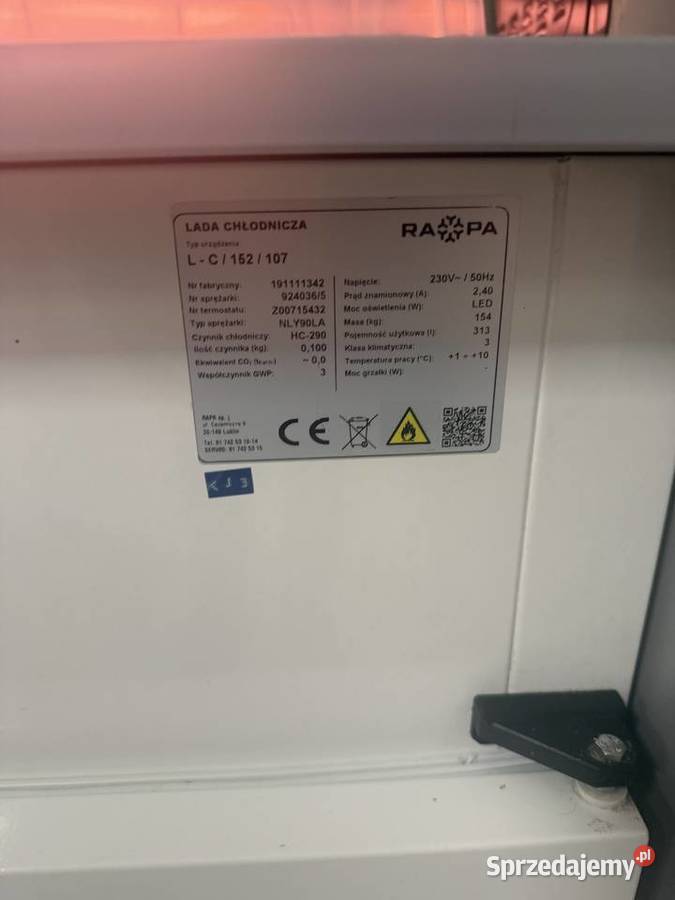 Lada chłodnicza dostępne dwie podlaskie Białystok