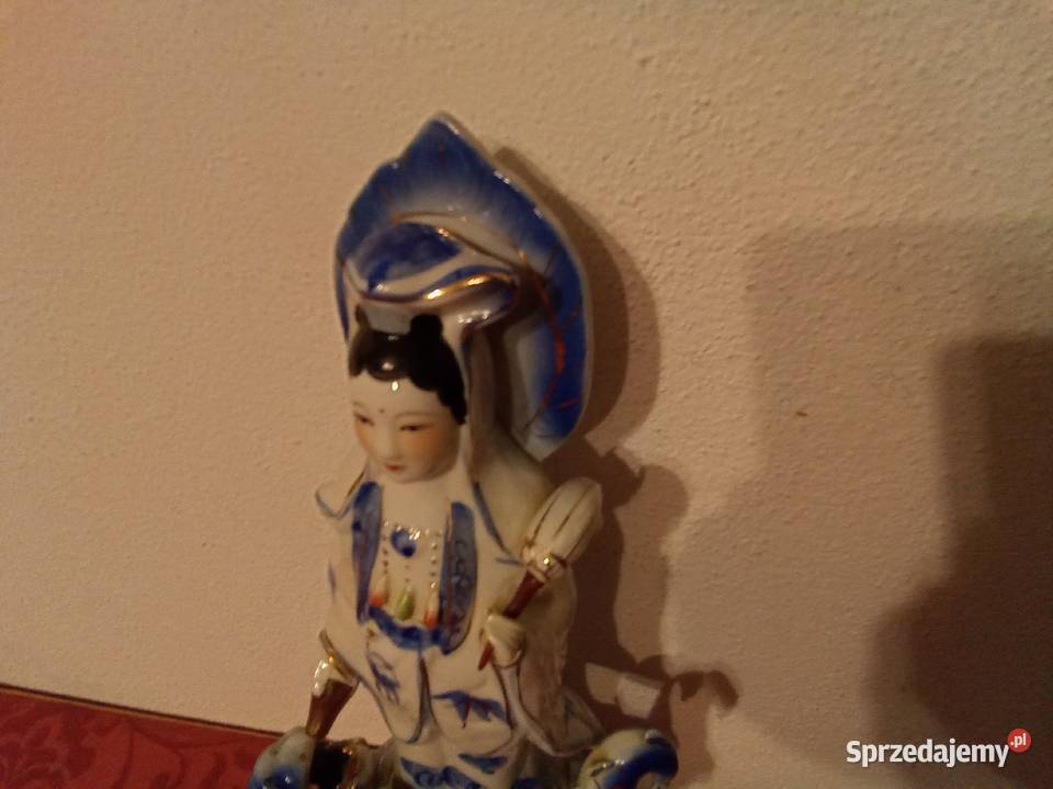 Duża chińska bogini obfitości ze smokiem Warszawa