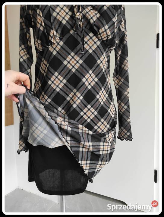 Primark sukienka 42 XL tunika w kratkę z Płock