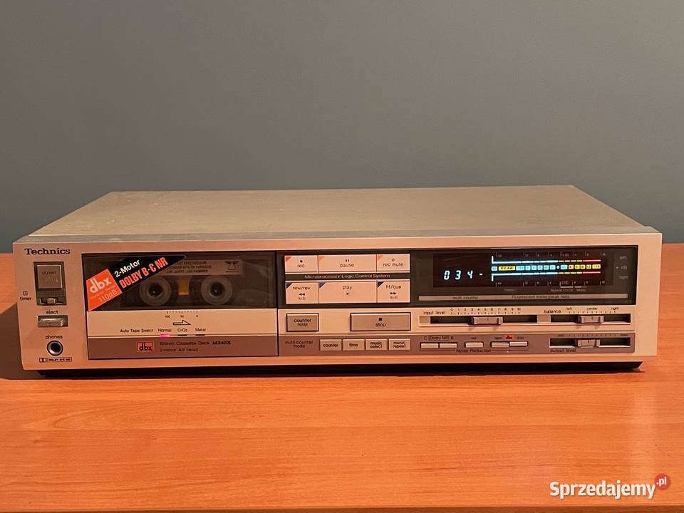Magnetofon deck Technics RSM245X Dolby BC Dbx zachodniopomorskie Kołobrzeg