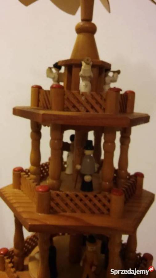 Piramida świąteczna 4 piętrowa orginalna wielkopolskie Trzcianka