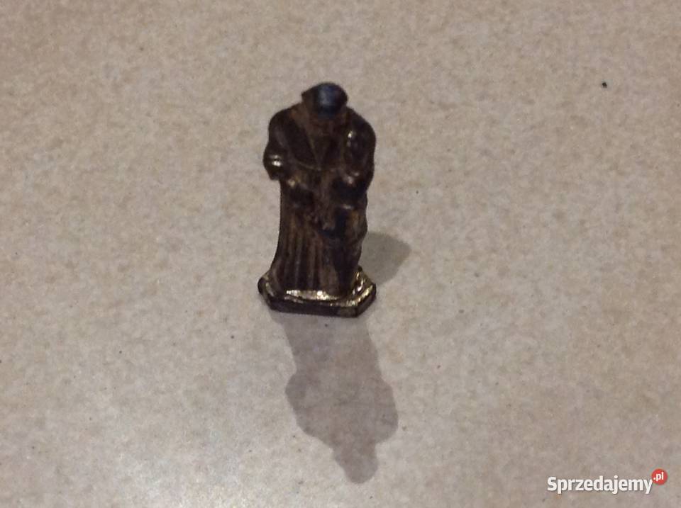 Stara Figurka Mosiężna Św ANTONI Miniaturka