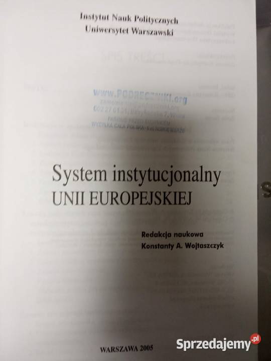 System instytucjonalny Unii Europejskiej okazje