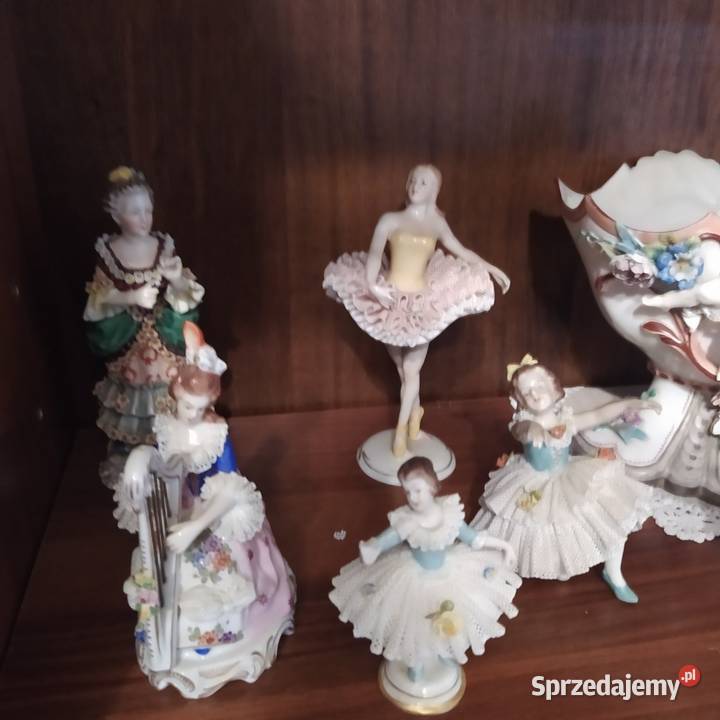 Kolekcja 12 figurek Porcelanowych Myszyniec